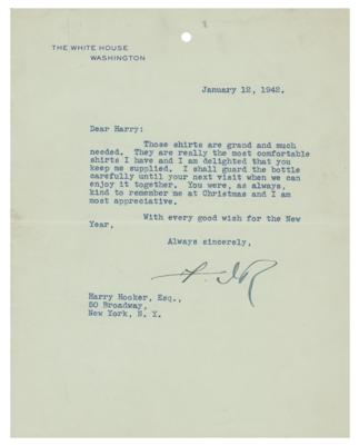 Lot #208 Franklin D. Roosevelt Typed Letter Signed