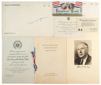 Lot #222 Harry S. Truman Inaugural Ephemera - Image 1