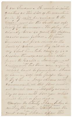 Lot #37 Andrew Johnson Autograph Letter Signed to Gen. Sherman - Image 3