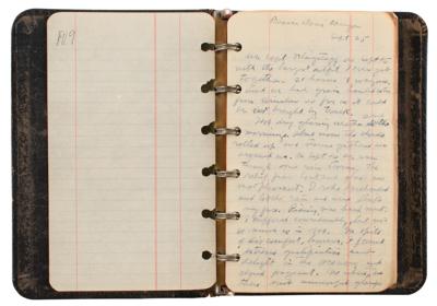 Lot #789 Zane Grey's Handwritten Diary - Image 2