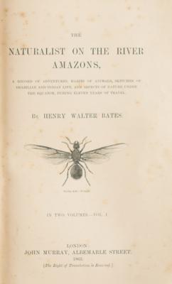 Lot #783 Henry Walter Bates: 1st Edition The Naturalist on the River Amazons - Image 5