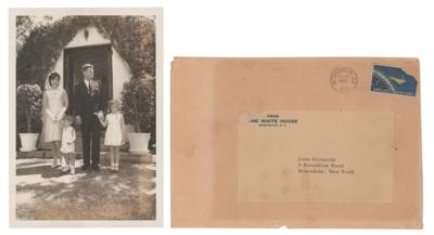 Lot #164 John and Jacqueline Kennedy 1963 Easter Photograph and Assassination-Dated Mailing Envelope - Image 1