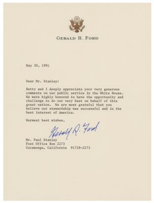 Lot #132 Gerald Ford (3) Typed Letters Signed - Image 3