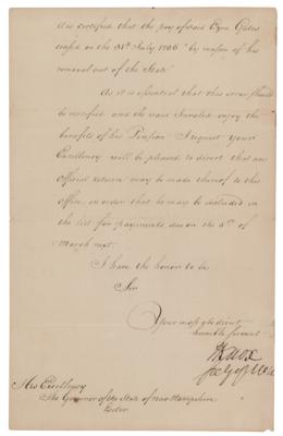 Lot #558 Henry Knox Document Signed - Image 2