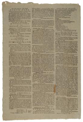 Lot #532 The Connecticut Courant, and the Weekly Intelligencer (October 17, 1780) - Image 3