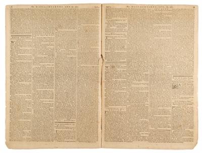 Lot #567 The Massachusetts Spy, A Weekly, Political, and Commercial Paper (April 4, 1771) - Image 2