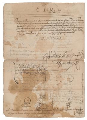 Lot #408 Joanna of Austria, Princess of Portugal Document Signed