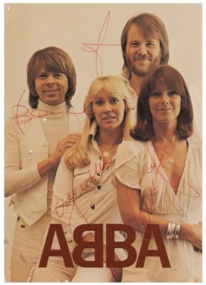 Lot #925 ABBA Signed Photograph