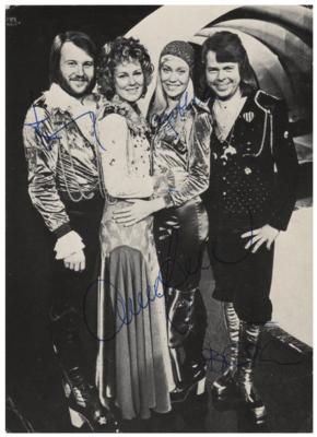 Lot #926 ABBA Signed Promo Card - Image 1