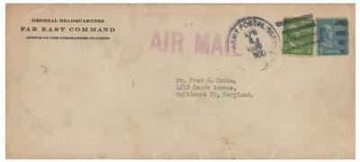 Lot #519 Douglas MacArthur Typed Letter Signed on Venereal Disease - Image 2