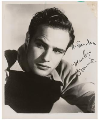 Lot #936 Marlon Brando Signed Photograph