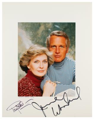 Lot #1009 Paul Newman and Joanne Woodward Signed