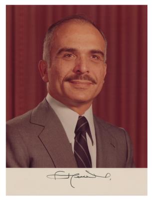 Lot #430 King Hussein Signed Photograph - Image 1