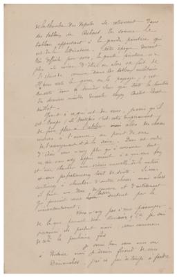 Lot #713 Paul Gauguin Autograph Letter Signed - Image 2