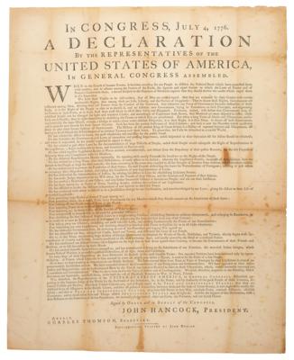 Lot #361 Declaration of Independence Print by R. R. Donnelley - Image 1
