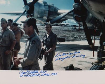 Lot #542 Enola Gay Signed Scale Model and Signed Photograph - Image 8