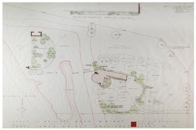Lot #721 Frank Lloyd Wright Blueprints (2) for the 'House for Mr. and Mrs. Duey E. Wright' - Image 2