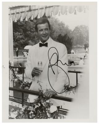 Lot #1004 Roger Moore Signed Photograph - Image 1