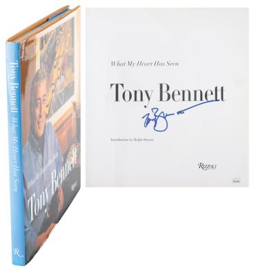 Lot #872 Tony Bennett Signed Book - Image 1