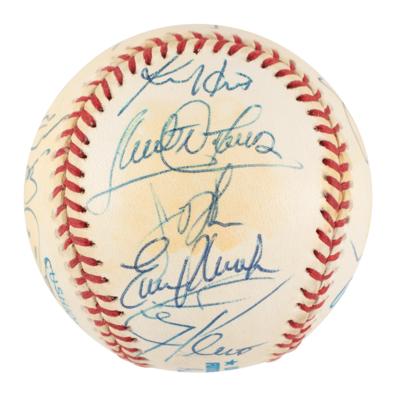 Lot #1072 Cleveland Indians: 1995 Signed Baseball - Image 5