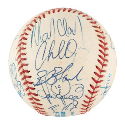 Lot #1072 Cleveland Indians: 1995 Signed Baseball - Image 6