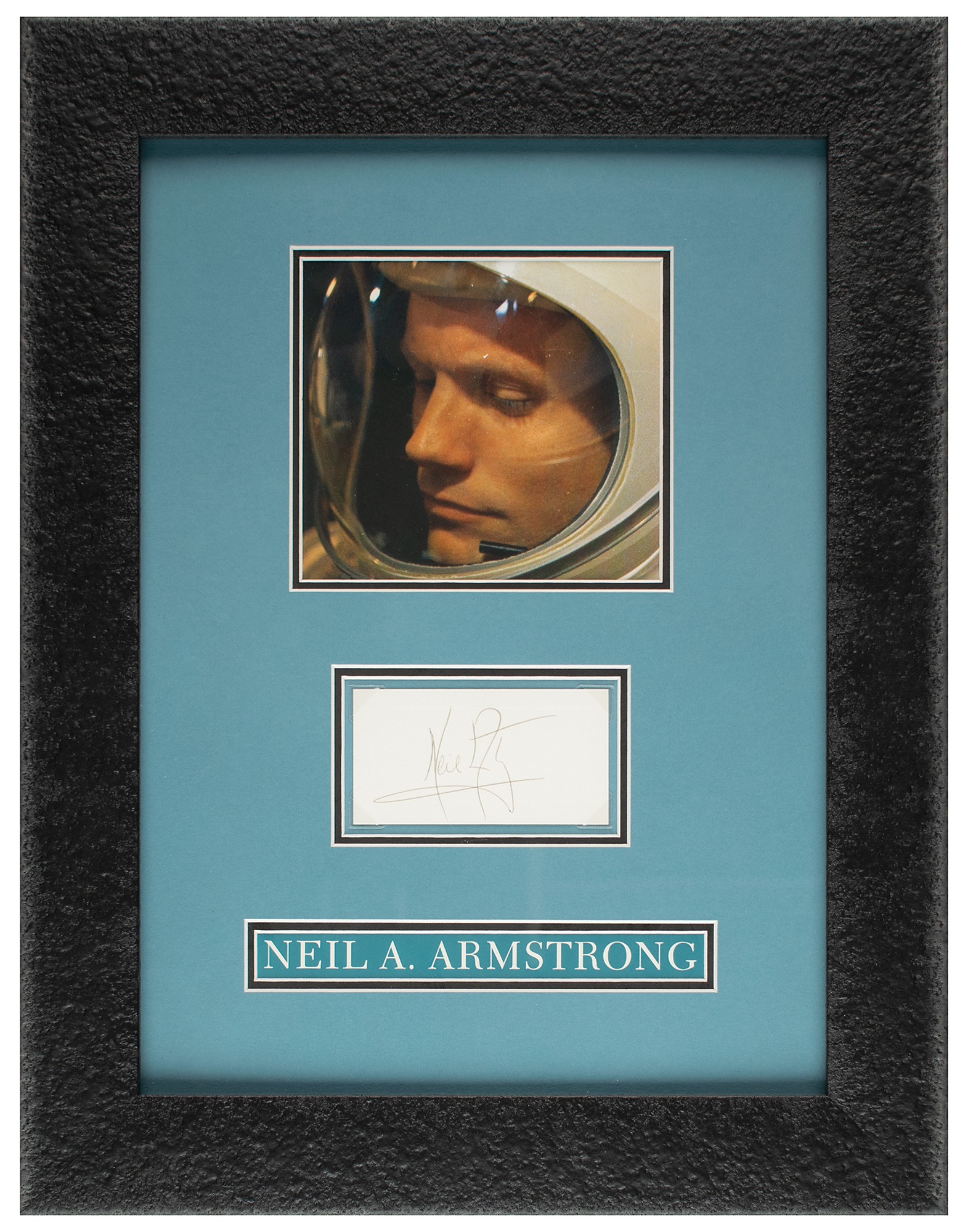 Lot #635 Neil Armstrong Signature