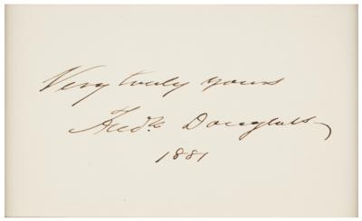 Lot #366 Frederick Douglass Signature - Image 2