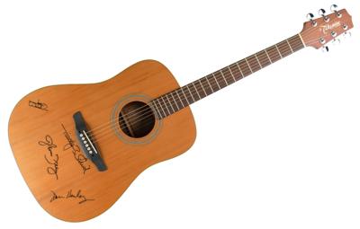 Lot #849 The Eagles Signed Acoustic Guitar