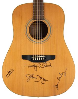Lot #849 The Eagles Signed Acoustic Guitar - Image 2