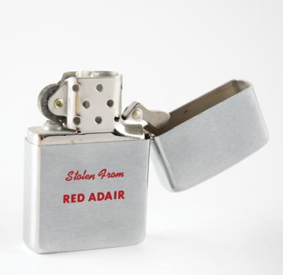 Lot #691 Al Worden's 'Red Adair' Zippo Lighter - Image 2