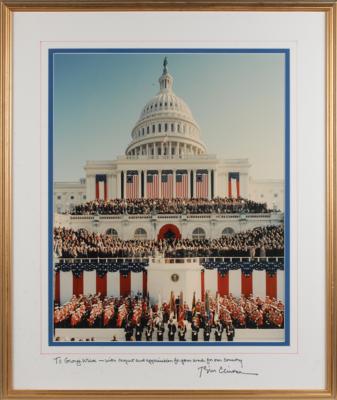 Lot #77 Bill Clinton Signed Oversized Photograph - Image 1