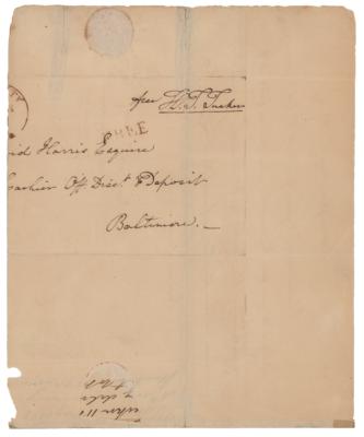 Lot #487 Thomas Tudor Tucker Autograph Letter Signed - Image 2