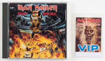 Lot #898 Iron Maiden Signed CD