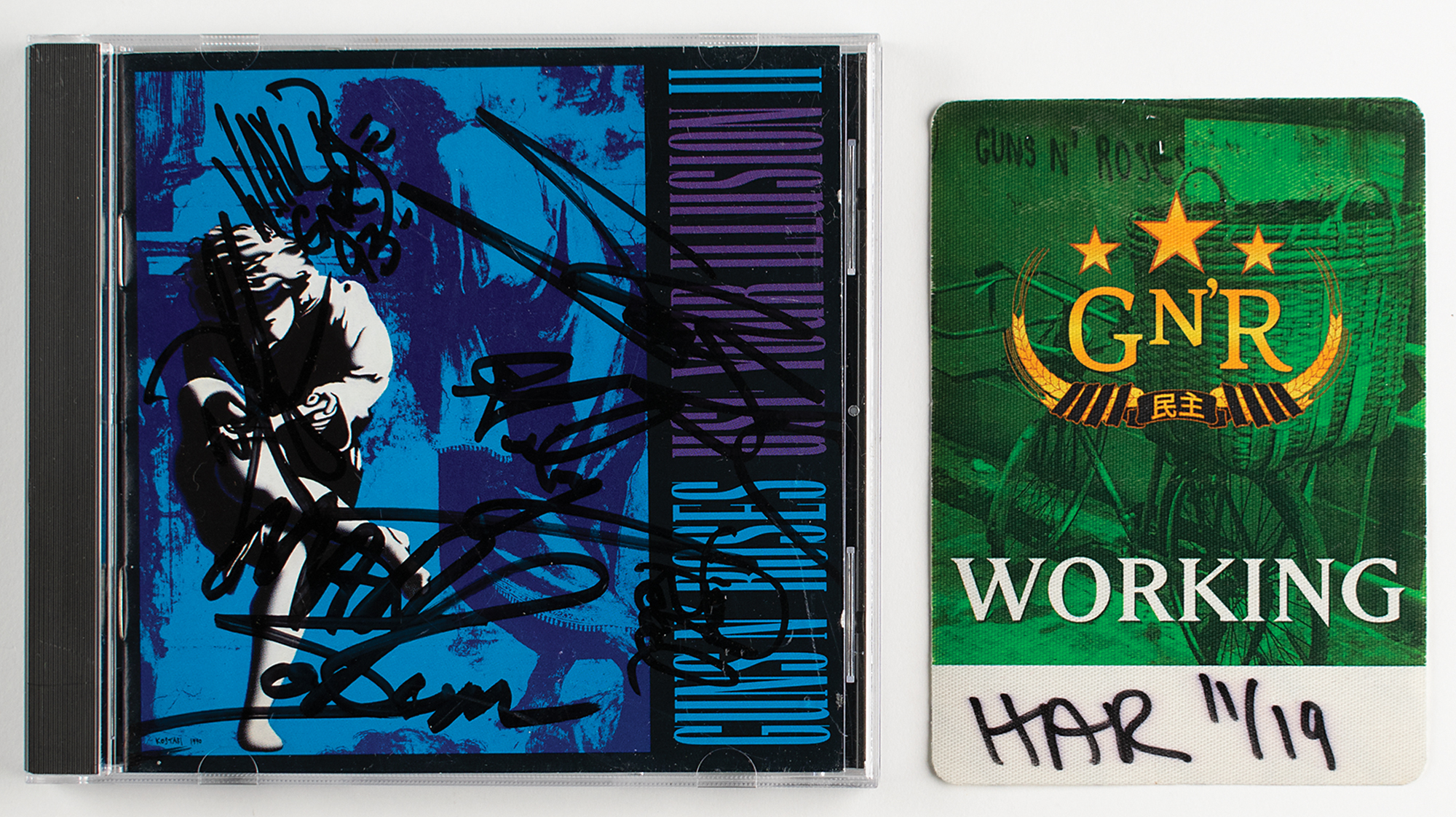 Lot #894 Guns N' Roses Signed CD