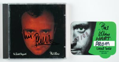 Lot #889 Phil Collins Signed CD