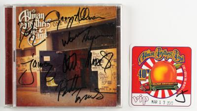 Lot #881 Allman Brothers Signed CD