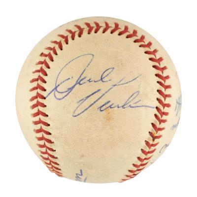 Lot #1039 Hank Aaron and Early Wynn Signed Baseball - Image 2