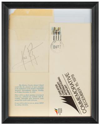 Lot #655 Neil Armstrong Signature
