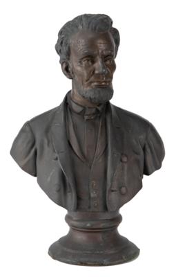 Lot #170 Abraham Lincoln Bust by Joseph A. Bailly