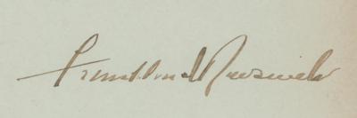 Lot #57 Franklin D. Roosevelt Typed Letter Signed as President on Star Spangled Banner - Image 2