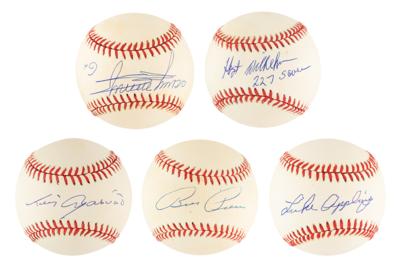 Lot #1071 Chicago White Sox Greats (5) Signed