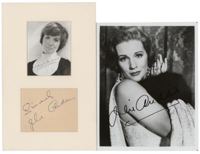 Lot #958 Julie Andrews Signed Photograph and Signature