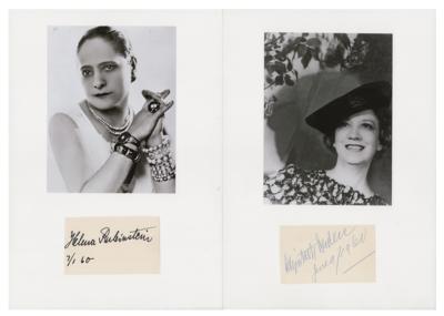 Lot #474 Helena Rubinstein and Elizabeth Arden Signatures - Image 1