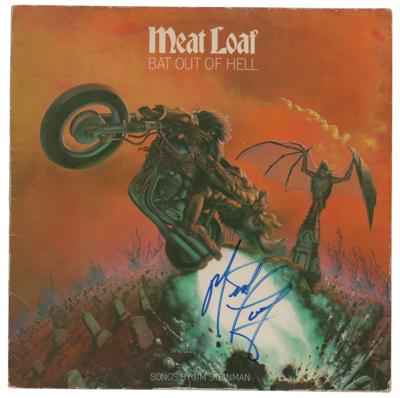 Lot #906 Meat Loaf (2) Signed Albums