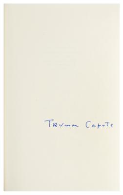 Lot #800 Truman Capote Signed Book - Image 2