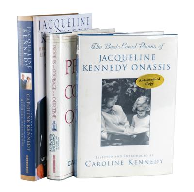 Lot #410 Caroline Kennedy (3) Signed Books - Image 1