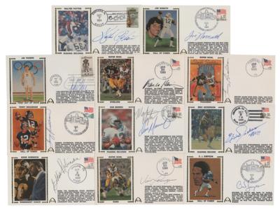 Lot #1078 Football (11) Signed Covers