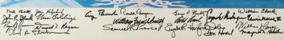 Lot #75 Ronald Reagan and Cabinet Signed Photograph - Image 3
