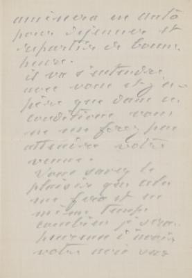 Lot #718 Claude Monet Autograph Letter Signed - Image 2