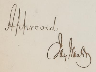 Lot #389 Jay Gould Document Signed - Image 2